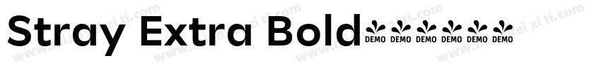 Stray Extra Bold字体转换